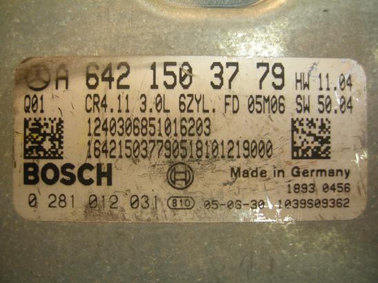 Блок управления двигателем (ECU) Mercedes 6421503779
