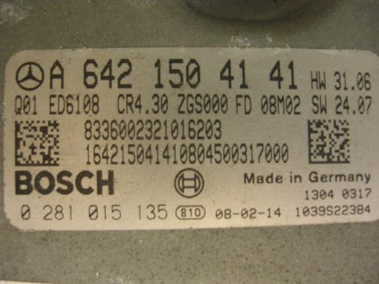 Блок управления двигателем Mercedes 6421504141