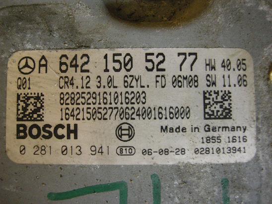 Блок управления двигателем Mercedes 6421505277