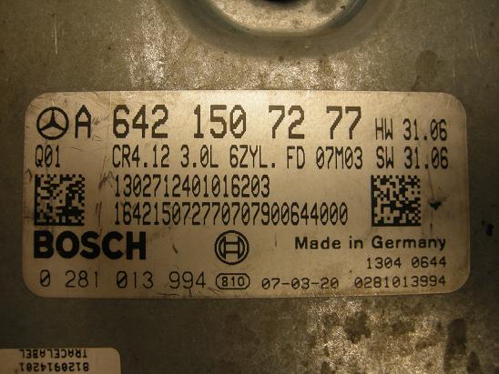Блок управления двигателем (ECU) Mercedes 6421507277