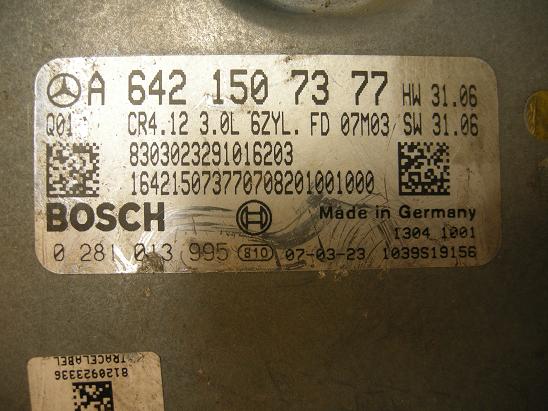 Блок управления двигателем (ECU)Mercedes 6421507377