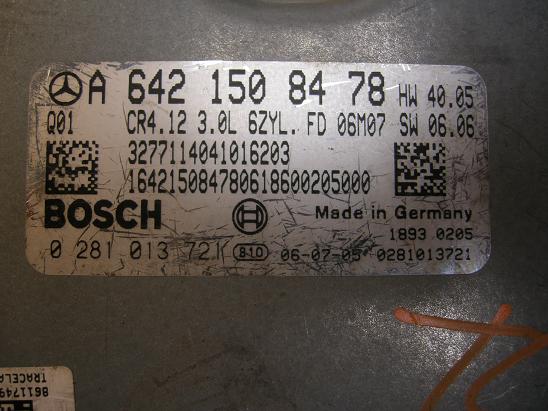 Блок управления двигателем Mercedes 6421508478