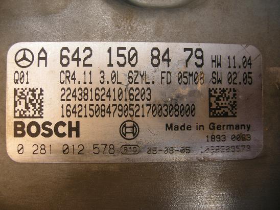 Блок управления двигателем (ECU) Mercedes 6421508479