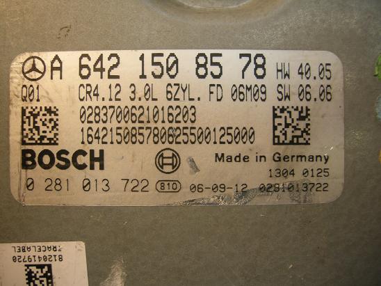 Блок управления двигателем (ECU) Mercedes 6421508578