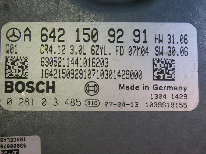 Блок управления двигателем Mercedes 6421509291