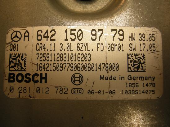 Блок управления двигателем (ECU) Mercedes 6421509779