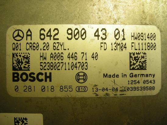 Блок управления двигателем (ECU) Mercedes 6429004301