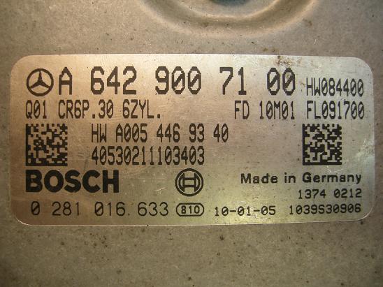 Блок управления двигателем (ECU) Mercedes 6429007100