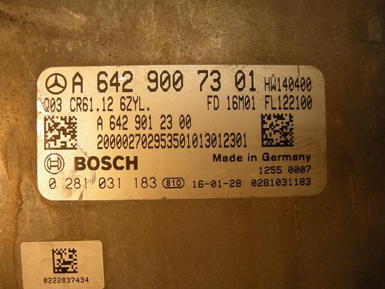 Блок управления двигателем (ECU)Mercedes 6429007301