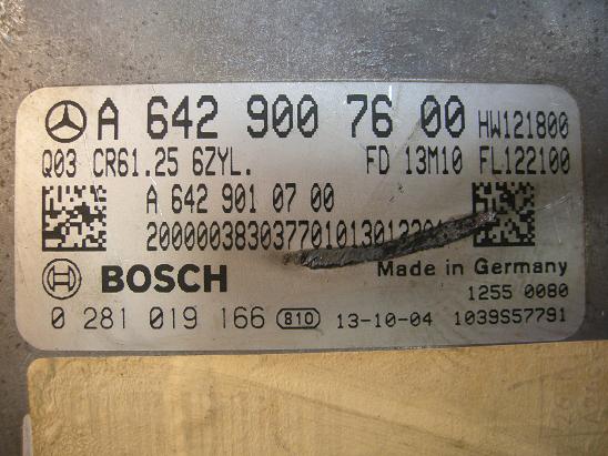 Блок управления двигателем (ECU) Mercedes 6429007600