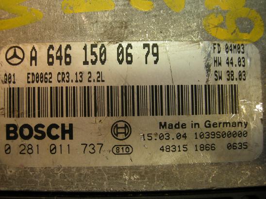 Блок управления двигателем Mercedes 6461500679