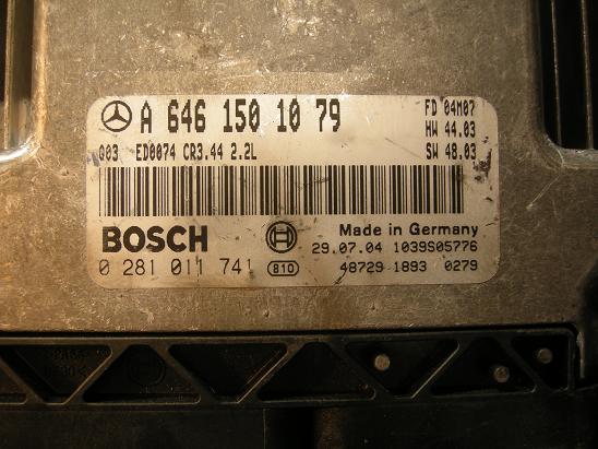 Блок управления двигателем (ECU)Mercedes 6461501079