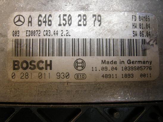 Блок управления двигателем (ECU)Mercedes 6461502879