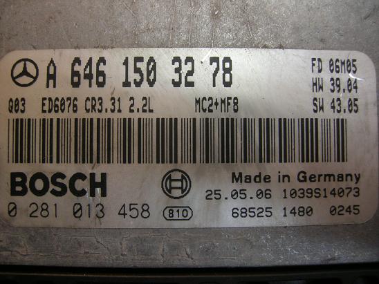 Блок управления двигателем (ECU) Mercedes 6461503278