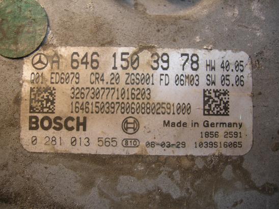 Блок управления двигателем (ECU) Mercedes 6461503978