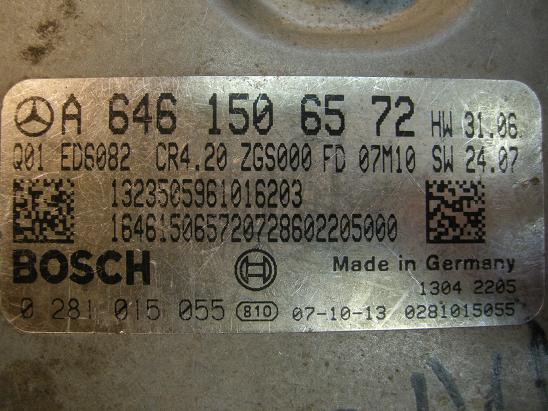 Блок управления двигателем Mercedes 6461506572