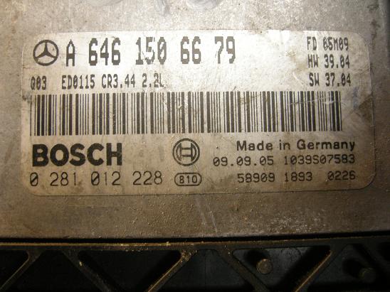 Блок управления двигателем (ECU)Mercedes 6461506679