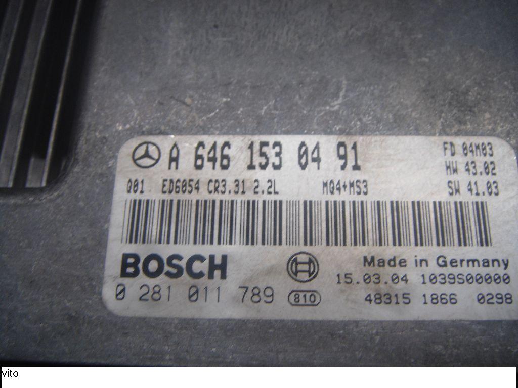Блок управления двигателем Mercedes 6461530491