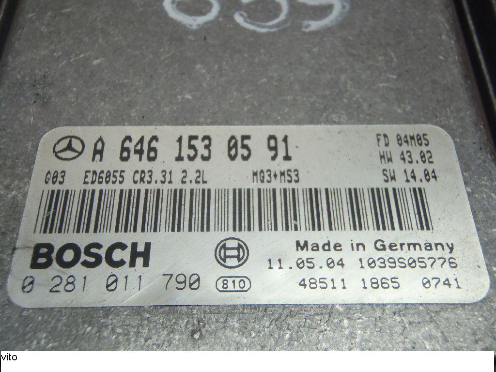 Блок управления двигателем Mercedes 6461530591