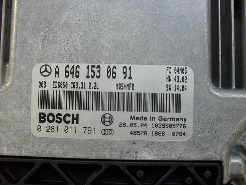 Блок управления двигателем Mercedes 6461530691