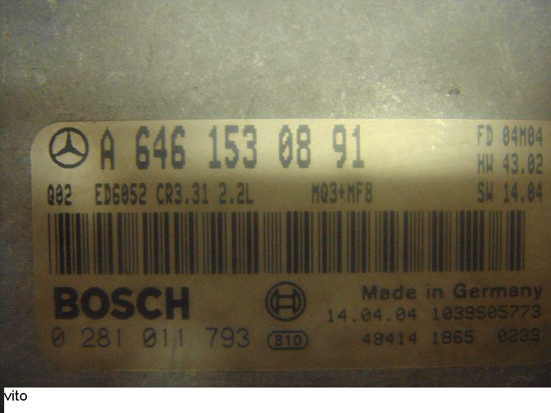 Блок управления двигателем Mercedes 6461530891