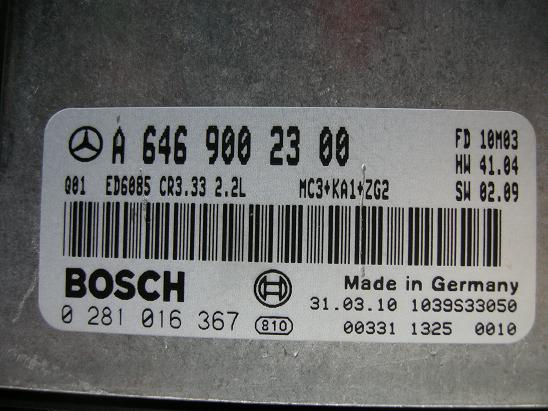 Блок управления двигателем Mercedes 6469002300