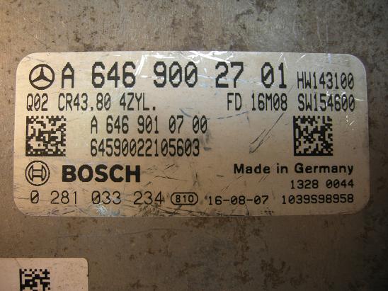 Блок управления двигателем (ECU) Mercedes 6469002701