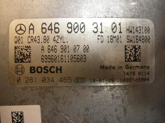 Блок управления двигателем (ECU) Mercedes 6469003101