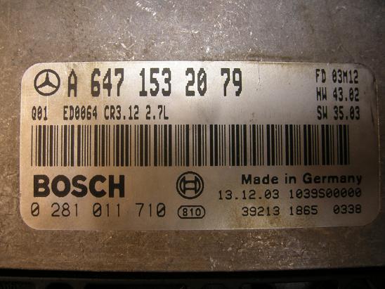 Блок управления двигателем (ECU) Mercedes 6471532079
