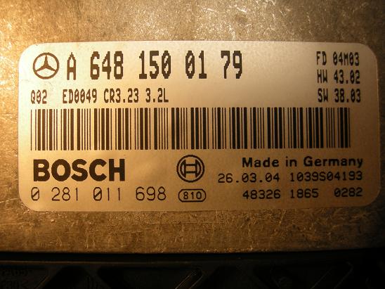 Блок управления двигателем (ECU) Mercedes 6481500179