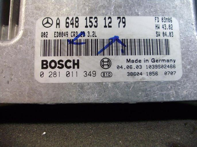 Блок управления двигателем Mercedes 6481531279
