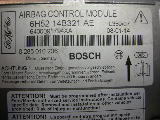 Airbag (SRC) 6H52 14B321 AE