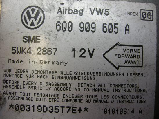 Airbag (SRC) 6Q0909605A