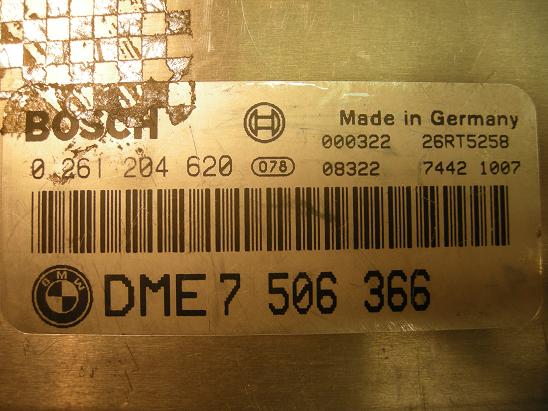 Блок управления двигателем BMW 7506366
