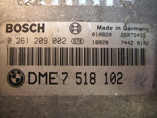 Блок управления двигателем BMW 7518102