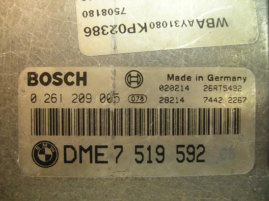 Блок управления двигателем BMW 7519592
