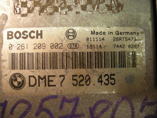 Блок управления двигателем BMW 7520435