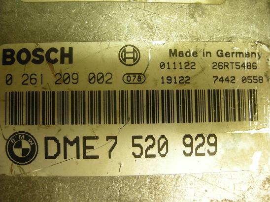 Блок управления двигателем BMW 7520929