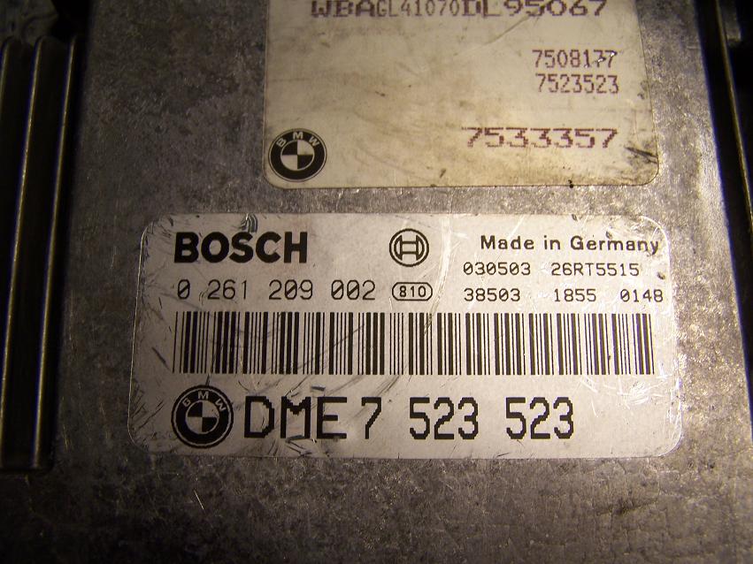 Блок управления двигателем BMW 7523523