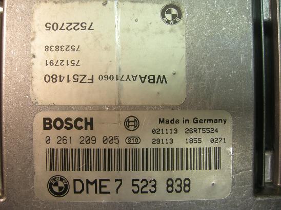 Блок управления двигателем BMW 7523838
