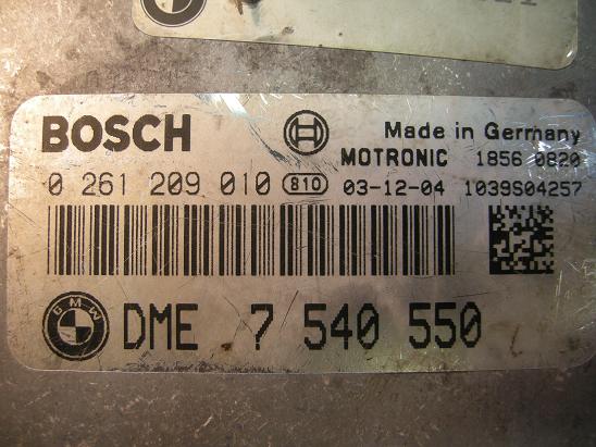 Блок управления двигателем BMW 7540550