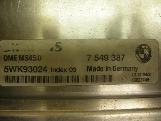Блок управления двигателем BMW 7549387