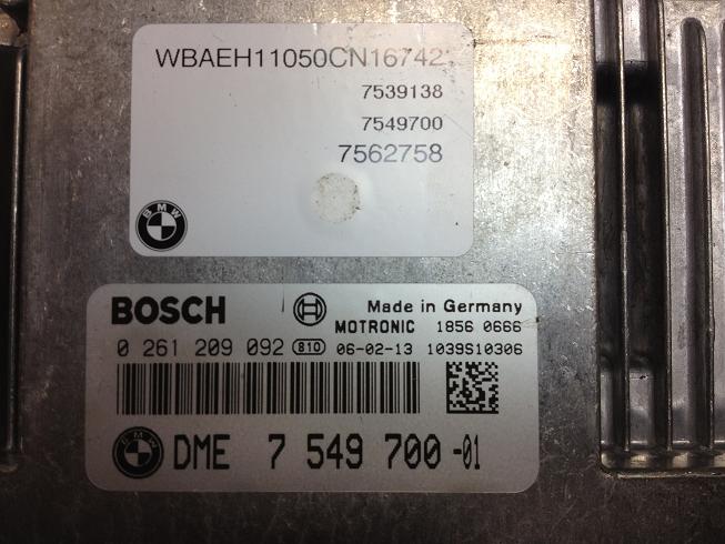 Блок управления двигателем BMW 7549700