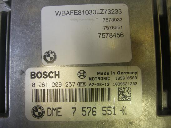 Блок управления двигателем BMW 7576551