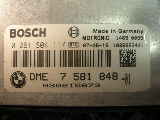 Блок управления двигателем BMW 7581848