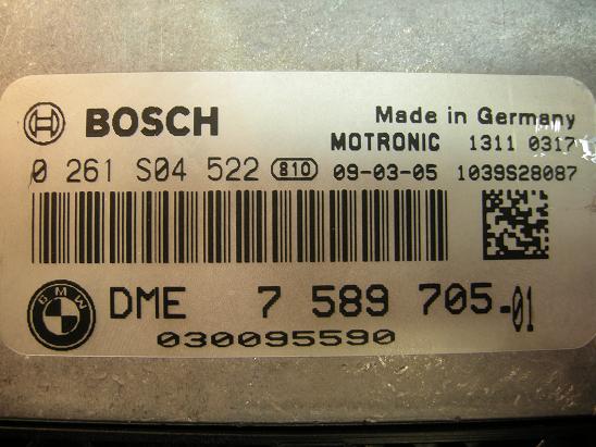 Блок управления двигателем BMW 7589705