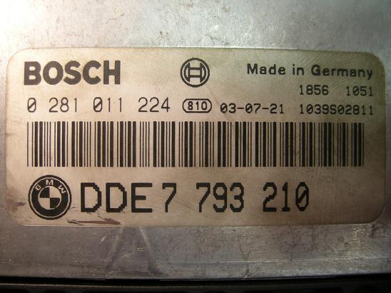 Блок управления двигателем BMW 7793210