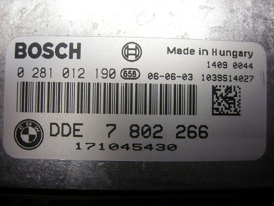 Блок управления двигателем BMW 7802266