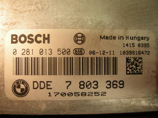 Блок управления двигателем BMW 7803369