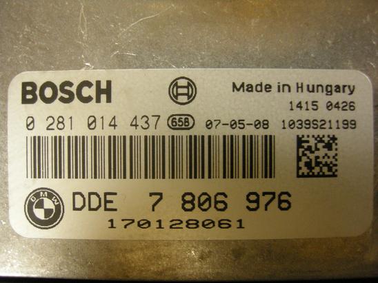 Блок управления двигателем BMW 7806976